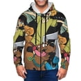 thumbnail image 1 of Saiise Scooby-Doo D Mens Zip Up Hoodie Long Sleeve Full-zip Hooded Sweatshirt Pullover With Kangaroo Pocket S-3XL, 1 of 6