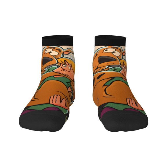 Saiise Scooby-Doo Funny Socks Men Women Adults Novelty Graphic Crew Tube Socks Crazy Design Casual Dress Socks for Sports,Running,Travel