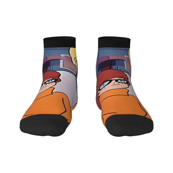 Saiise Scooby-Doo Funny Socks Men Women Adults Novelty Graphic Crew Tube Socks Crazy Design Casual Dress Socks for Sports,Running,Travel