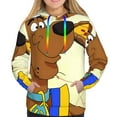 thumbnail image 1 of Saiise Scooby-Doo I Women's Hoodies Long Sleeve Sweatshirts Drawstring Pullover Tops with Pocket Casual Loose-Small, 1 of 6
