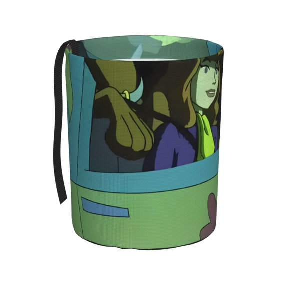 Saiise Scooby-Doo Print Car Trash Can Bin for Back Seat Leak Proof, Trash Bag Hanging,for SUV Truck Van, Automotive Vehicle Garbage Cans Front Seat