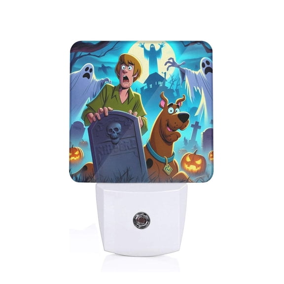 Saiise Scooby-Doo Print LED Night Light for Bathroom,Hallway,Bedroom,Kids Room,Stairway-EU