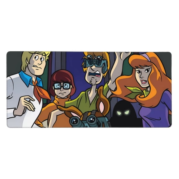 Saiise Scooby-Doo Print Large Mouse Pad & Computer Game Mouse Mat Non-Slip Rubber Mice Pads (Scooby-Doo ,35.5" x 16")