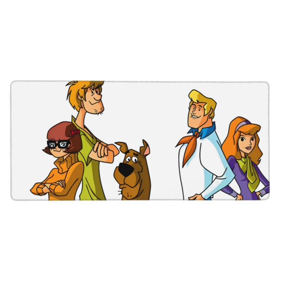 Saiise Scooby-Doo Print Large Mouse Pad & Computer Game Mouse Mat Non-Slip Rubber Mice Pads (Scooby-Doo ,35.5" x 16")