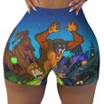 thumbnail image 1 of Saiise Scooby-Doo Print Workout Shorts for Women Gym Yoga Running Sport Active Exercise Fitness Shorts-X-Large, 1 of 8