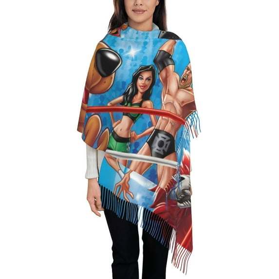 Saiise Scooby-Doo Z Fall Winter Scarfs for Women,Fashion Women Scarf,Warm Soft Shawls and Wraps,Long Blanket Scarf
