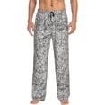 thumbnail image 1 of Saiise Silver Glitter Print Mens Pajama Pants for Men,Mens Lounge Pants,Funny Gifts for Men,Men's Pajama Bottoms-Medium, 1 of 6