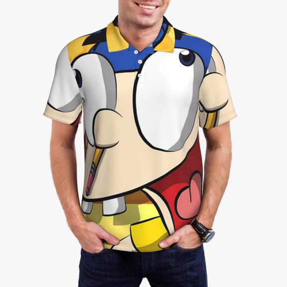 Saiise Sml Jeffy Al Mens Golf Shirt Moisture Wicking Dry Fit Mens Polo Shirts Dry Fit Performance Men's Golf Shirts Regular Fit Fashion Print