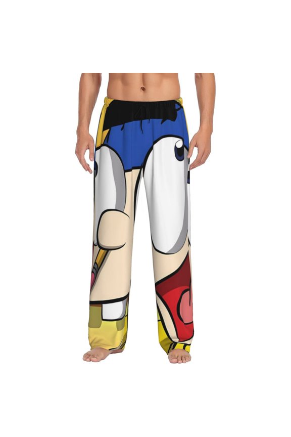 Sml Jeffy Al Print Mens Pama Pants for Men,Mens Lounge Pants,Funny Gifts for Men,Men's Pama Bottoms