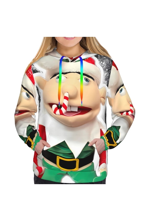 Sml Jeffy At Women's Hoodies Long Sleeve Sweatshirts Drawstring Pullover Tops with Pocket Casual Loose-