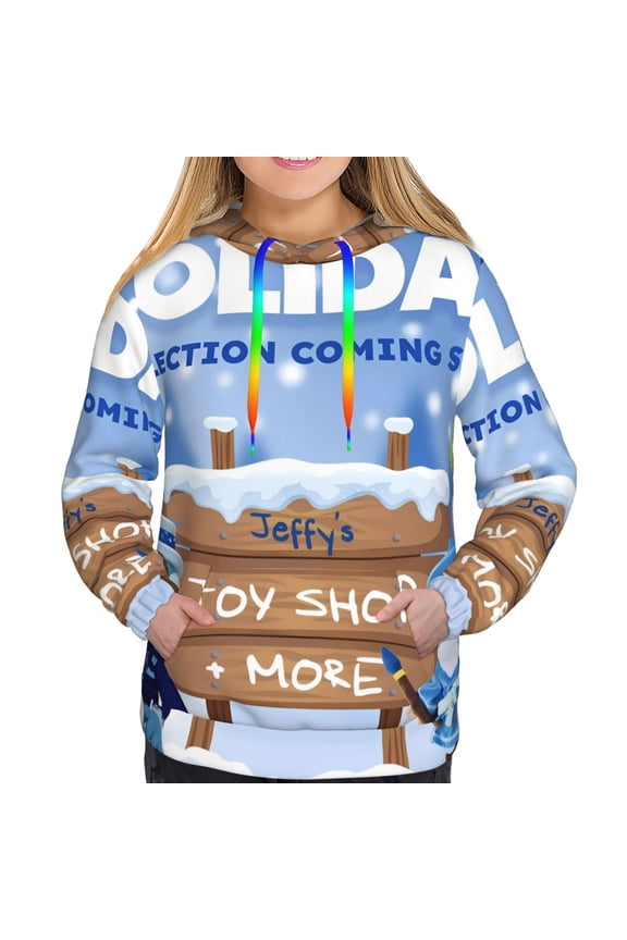 Sml Jeffy Bm Women's Hoodies Long Sleeve Sweatshirts Drawstring Pullover Tops with Pocket Casual Loose-Small