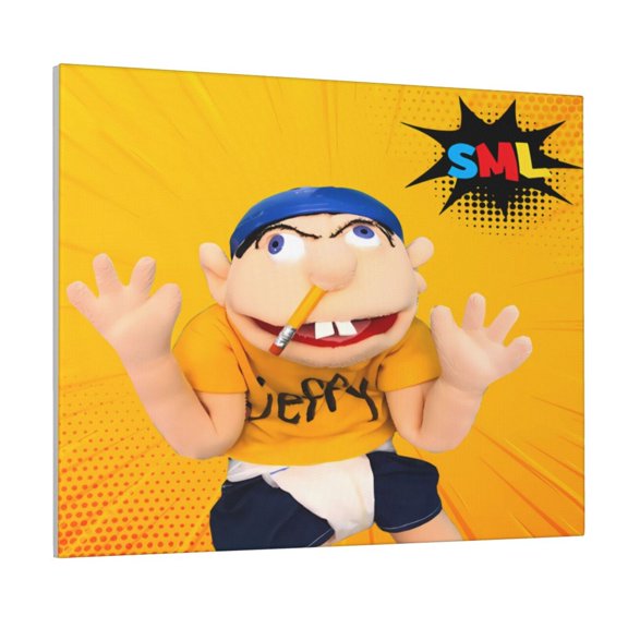 Saiise Sml Jeffy Frameless Canvas Wall Art - Abstract Modern Artwork for Living Room, Bedroom, Office - Ready to Hang, Vibrant Colors, Ideal Gift Idea- 16"x20"