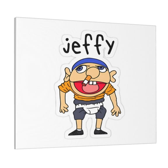 Saiise Sml Jeffy Frameless Canvas Wall Art - Abstract Modern Artwork for Living Room, Bedroom, Office - Ready to Hang, Vibrant Colors, Ideal Gift Idea- 8"x10"