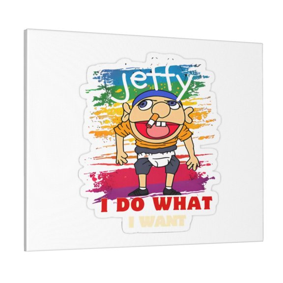 Saiise Sml Jeffy Frameless Canvas Wall Art - Abstract Modern Artwork for Living Room, Bedroom, Office - Ready to Hang, Vibrant Colors, Ideal Gift Idea- 8"x10"