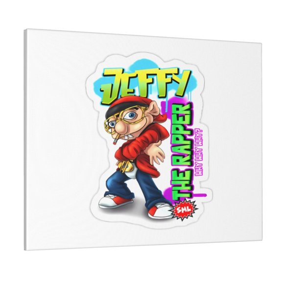 Saiise Sml Jeffy Frameless Canvas Wall Art - Abstract Modern Artwork for Living Room, Bedroom, Office - Ready to Hang, Vibrant Colors, Ideal Gift Idea- 8"x10"