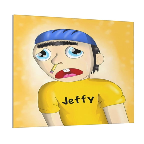 Saiise Sml Jeffy Frameless Canvas Wall Art - Abstract Modern Artwork for Living Room, Bedroom, Office - Ready to Hang, Vibrant Colors, Ideal Gift Idea- 8"x10"