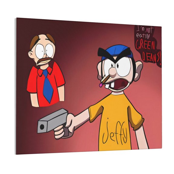 Saiise Sml Jeffy Frameless Canvas Wall Art - Abstract Modern Artwork for Living Room, Bedroom, Office - Ready to Hang, Vibrant Colors, Ideal Gift Idea- 8"x10"