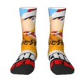 thumbnail image 1 of Saiise Sml Jeffy Funny Socks Men Women Adults Novelty Graphic Crew Tube Socks Crazy Design Casual Dress Socks for Sports,Running,Travel, 1 of 7