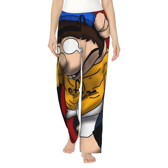 Saiise Sml Jeffy L Womens Pama Pants Stretch Comfy Lounge Pants Drawstring Sleep Bottoms with Pockets
