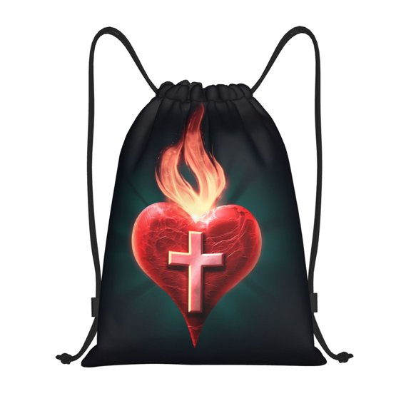 Saiise The Binding of Isaac Print Drawstring Backpack String Bag Sackpack Cinch Water Resistant for Gym Shopping Sport Yoga