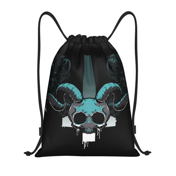 Saiise The Binding of Isaac Print Drawstring Backpack String Bag Sackpack Cinch Water Resistant for Gym Shopping Sport Yoga