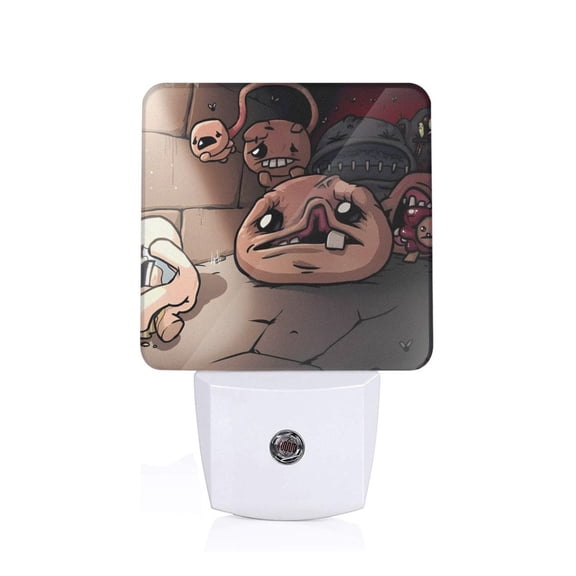 Saiise The Binding of Isaac Print LED Night Light for Bathroom,Hallway,Bedroom,Kids Room,Stairway-UK