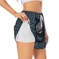 thumbnail image 1 of Saiise The Binding of Isaac Print Women's Shorts Hiking Athletic Shorts Yoga Lounge Active Workout Running Shorts Casual with Pockets 2.5", 1 of 7