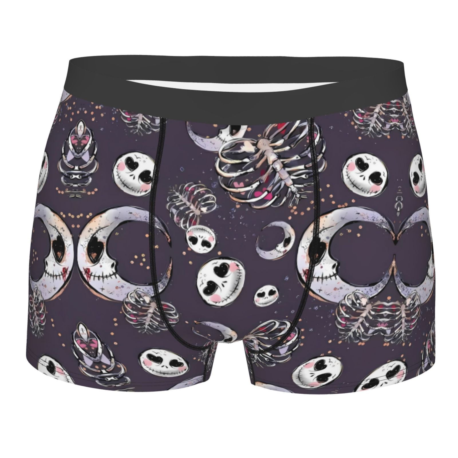 Mutande Boxer Uomo Nightmare Before Christmas – Pumpkin King, Morbido Elastico, Vestibilità Comfort, Taglia X-Large (XL), 92% Poliestere 8% Elastan