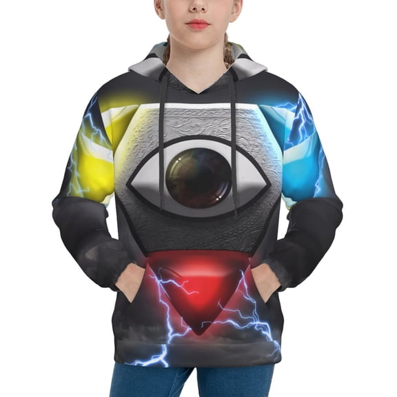 Saiise Unisex Kids The Binding of Isaac Sweatshirt Boys Girls Hooded Kangaroo Pocket Pullover Hoodies-Large