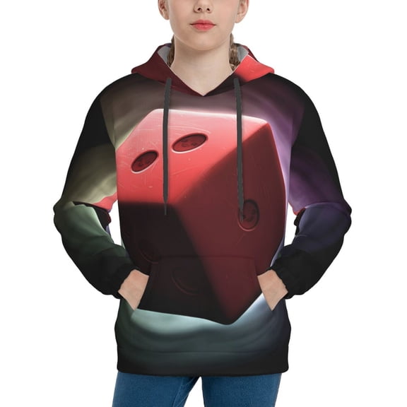 Saiise Unisex Kids The Binding of Isaac Sweatshirt Boys Girls Hooded Kangaroo Pocket Pullover Hoodies-Small
