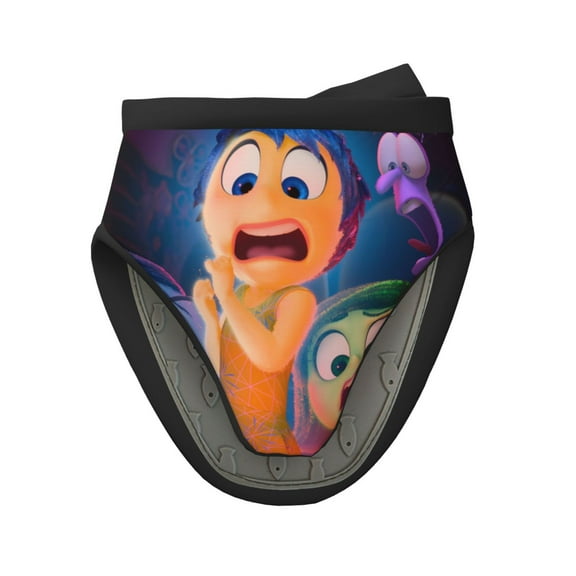 Saiise inside out 2 Print Mini Silicone Oven Mitts Heat and Slip Resistant Kitchen Mittens,Short Oven Gloves for Safe Cooking Baking & Grill,5.9"x5.9",1 PC