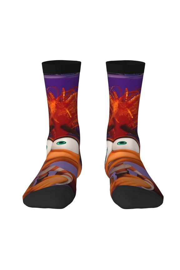 inside out 2 Funny Socks Men Women Adults Novelty Graphic Crew Tube Socks Crazy Design Casual Dress Socks for Sports,Running,Travel