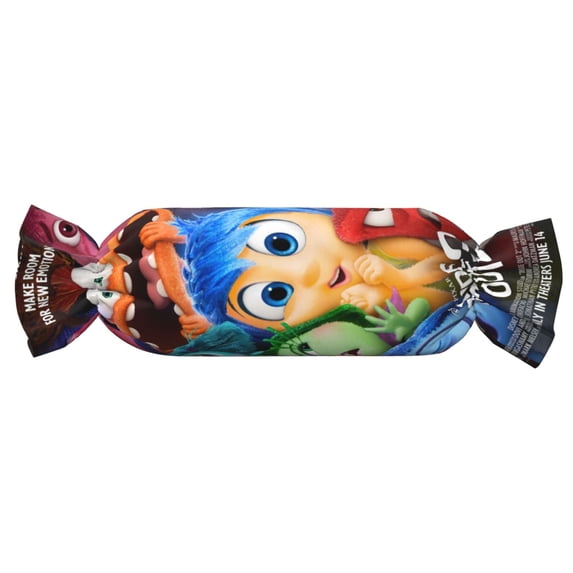 Saiise inside out 2 Print Candy Pillows Cylindrical Pillows Plush Waist Bolster Sofa Cushions Washable Home Decor Gift