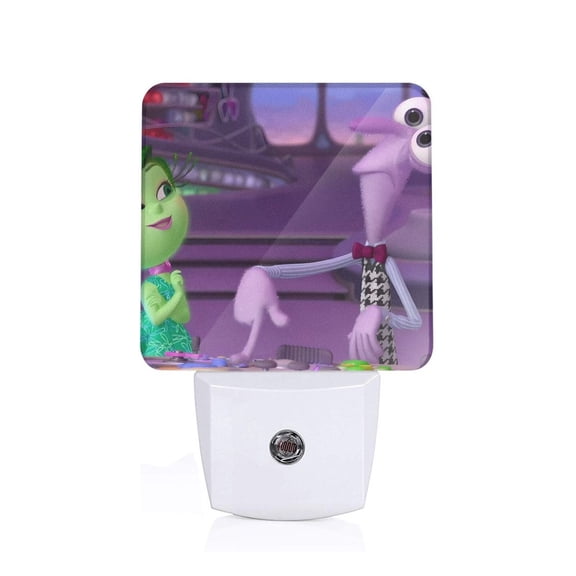 Saiise inside out 2 Print LED Night Light for Bathroom,Hallway,Bedroom,Kids Room,Stairway-EU