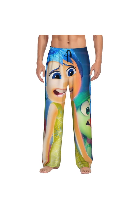 inside out 2 Print Mens Pajama Pants for Men,Mens Lounge Pants,Funny Gifts for Men,Men's Pajama Bottoms