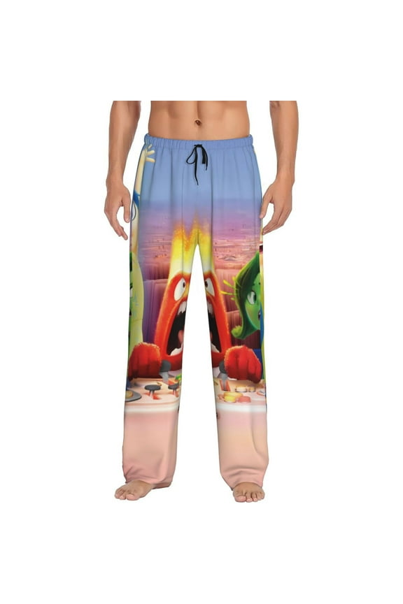 inside out 2 Print Mens Pajama Pants for Men,Mens Lounge Pants,Funny Gifts for Men,Men's Pajama Bottoms