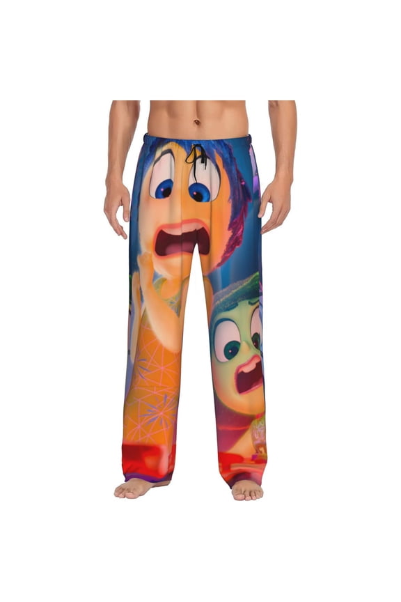 inside out 2 Print Mens Pajama Pants for Men,Mens Lounge Pants,Funny Gifts for Men,Men's Pajama Bottoms