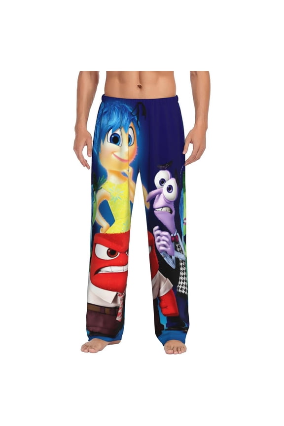 inside out 2 Print Mens Pajama Pants for Men,Mens Lounge Pants,Funny Gifts for Men,Men's Pajama Bottoms