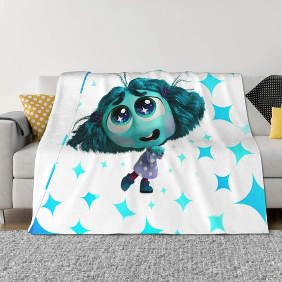 Saiise inside out 2 Throw Blanket 40"x30" ,Soft Lightweight Cozy All Season Blanket for Bed,Couch,Car