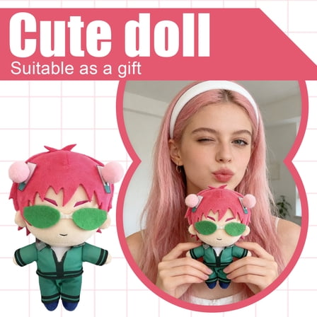 Saiki K. Plush Toy - Anime Collectible Stuffed Doll from The Disastrous Life of Saiki K., Cute Soft Plushie for Fans and Kids (1 Piece)