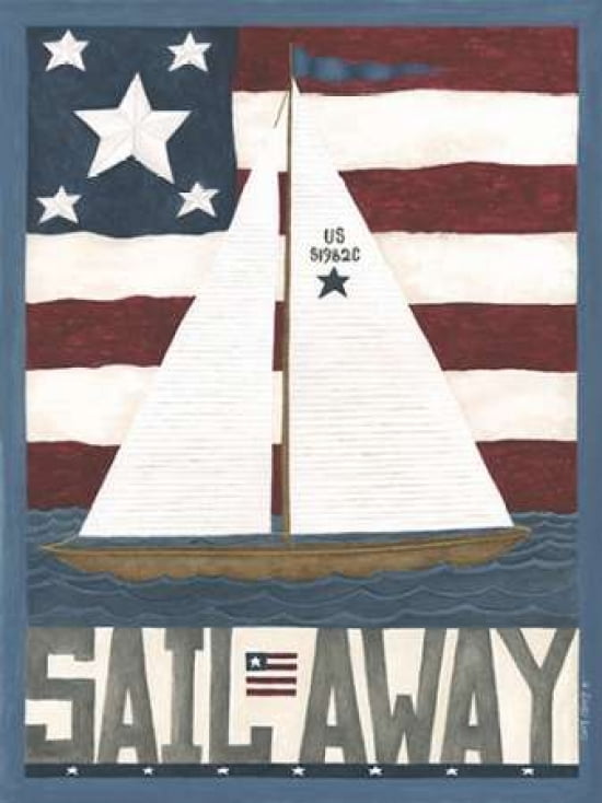 Sail Away Canvas Art - Cindy Shamp (22 x 28)