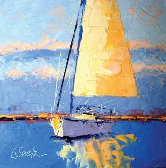 Sail Away Canvas Art - Leslie Seata (24 x 24)