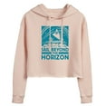 thumbnail image 1 of Sail Beyond The Horizon  - Ladies Juniors Cropped Pullover Hoodie, 1 of 5