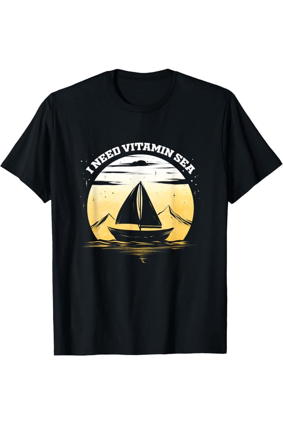 Sail Boat Captain for Sailing Trip Sailboat Sailor Boating T-Shirt
