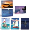 thumbnail image 1 of Sail Boat Christmas Card Variety Pack - 24 Cards & Envelopes, 1 of 5