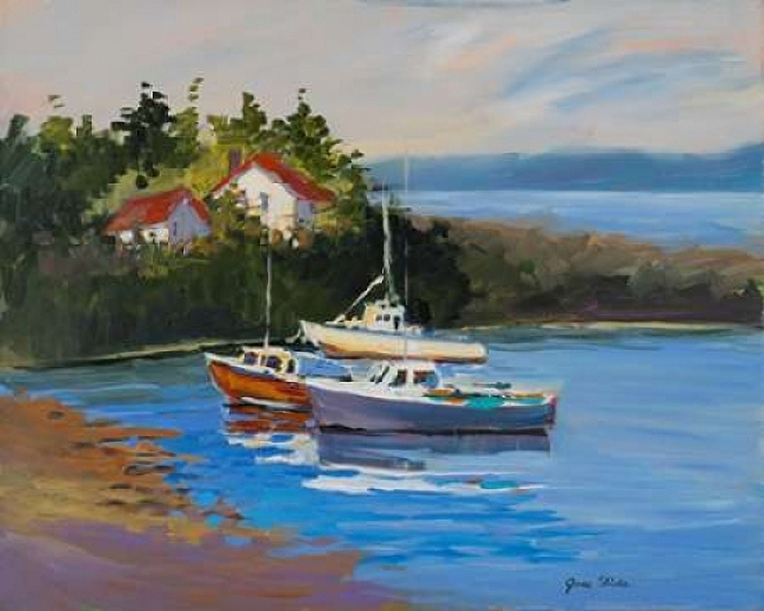 Sail Boats Canvas Art - Jane Slivka (24 x 30)