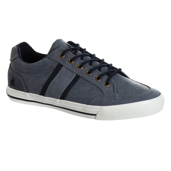 Sail Clam Mens Canvas Sneakers, Blue Navy, 9.5