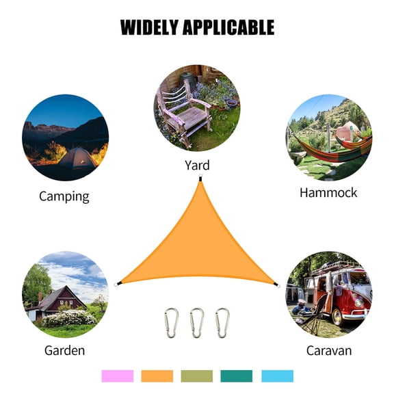 Sail Canopy,Sand 13ft Rain Patio 210t Sand Duty 210t Sand Heavy Duty 210t Sun Shade Sail Resistant Sun Shade Canopy Waterproof Heavy Siuke Dsfen