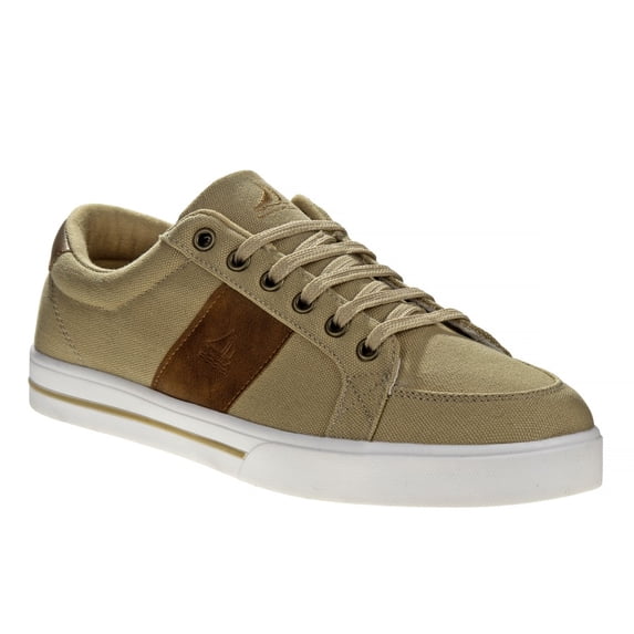 Sail Men'S Lace Up Casual Canvas Shoes, Khaki, 9