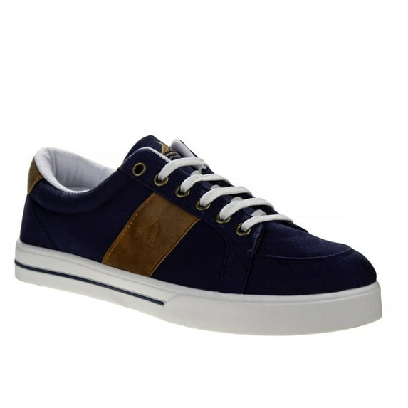 Sail Men'S Lace Up Casual Canvas Shoes, Navy, 9.5